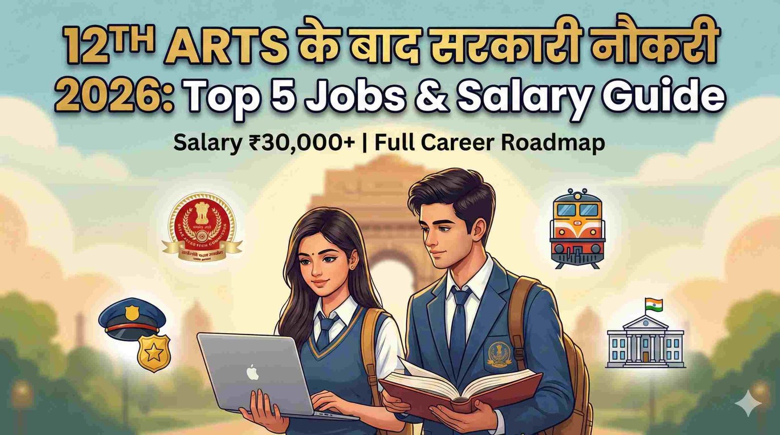 12th Arts Ke Baad Sarkari Naukri 2026