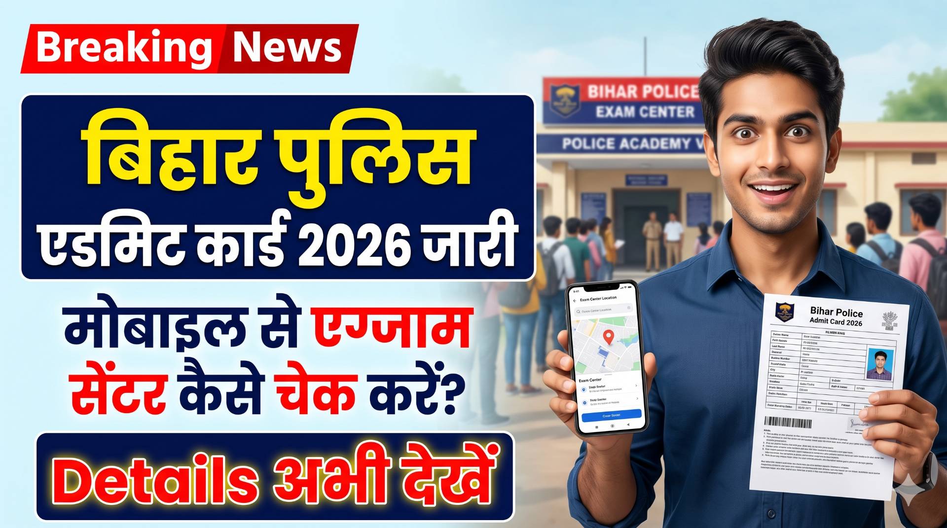 Bihar Police Admit Card 2026 Out