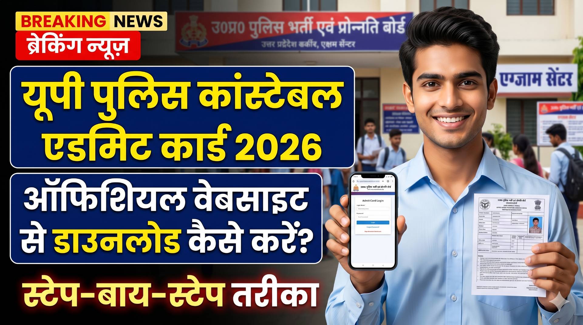 UP Police Constable Admit Card 2026